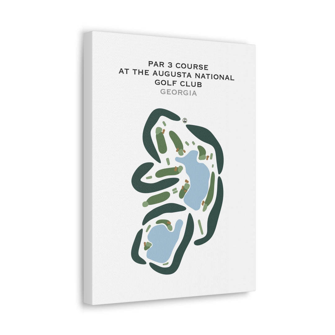 Par-3 Course at The Augusta National Golf Club, Georgia - Printed Golf Courses