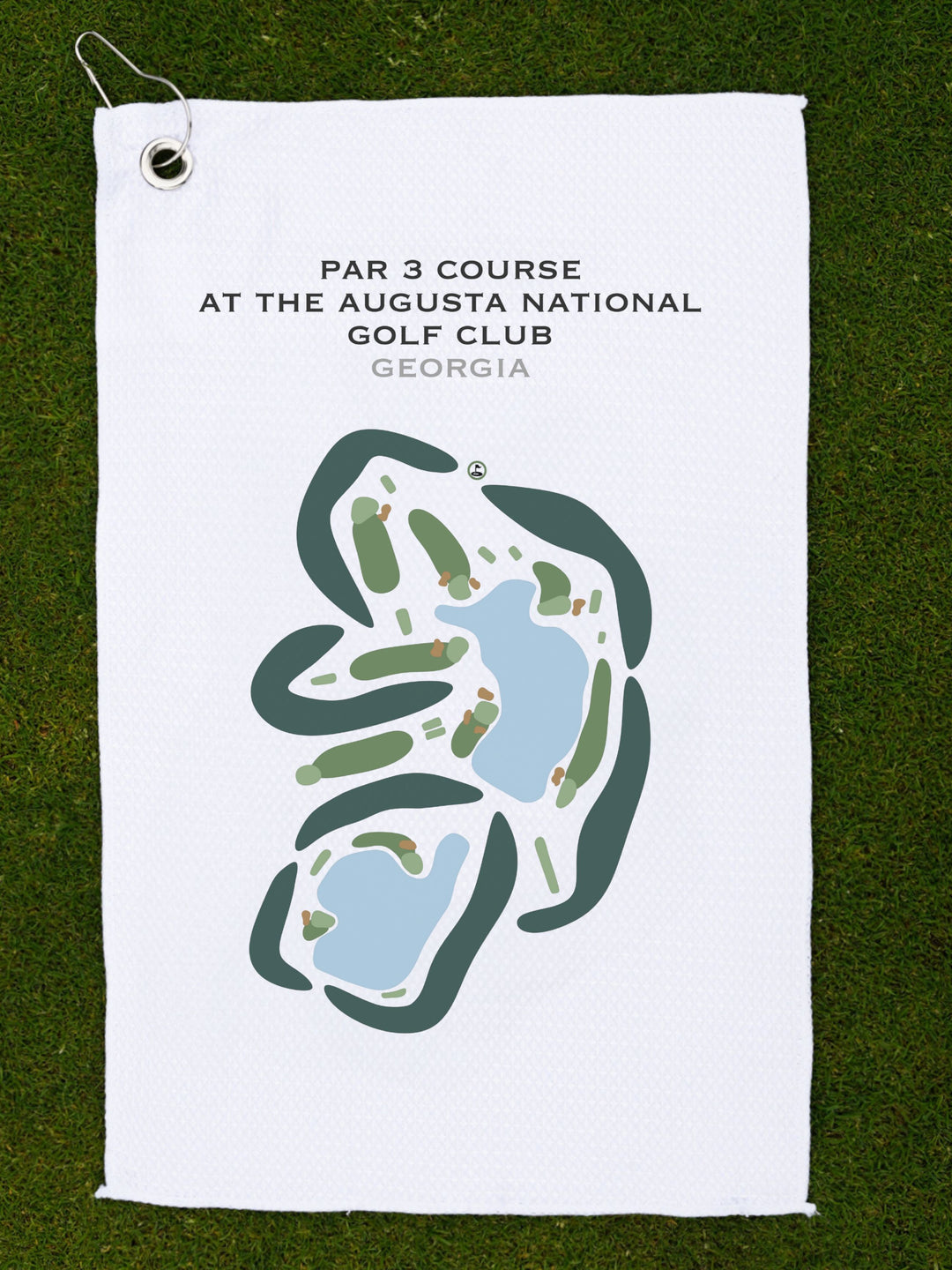 Par-3 Course at The Augusta National Golf Club, Georgia - Printed Golf Courses