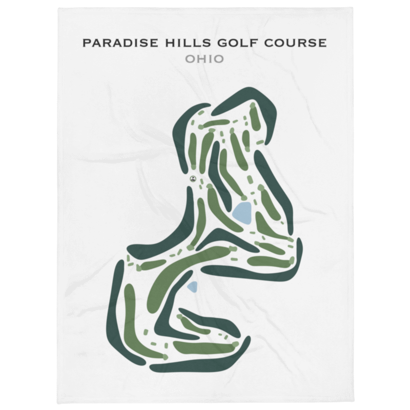 Paradise Hills Golf Course, Ohio - Printed Golf Courses