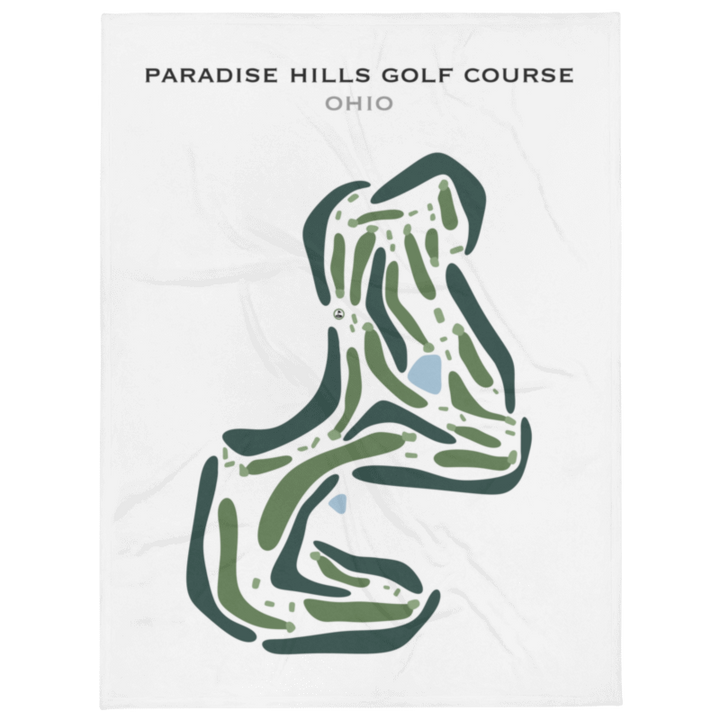 Paradise Hills Golf Course, Ohio - Printed Golf Courses