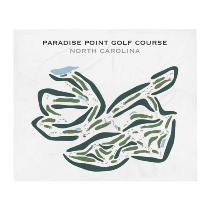 Paradise Point Golf Course, North Carolina - Printed Golf Courses