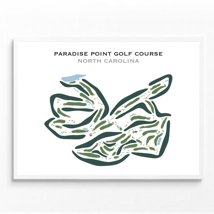 Paradise Point Golf Course, North Carolina - Printed Golf Courses