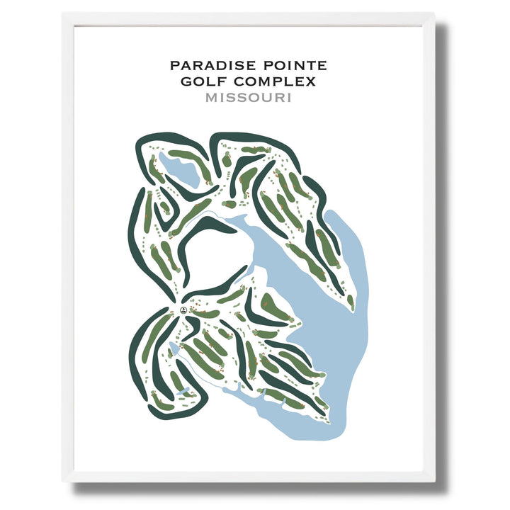 Paradise Pointe Golf Complex, Missouri - Printed Golf Courses