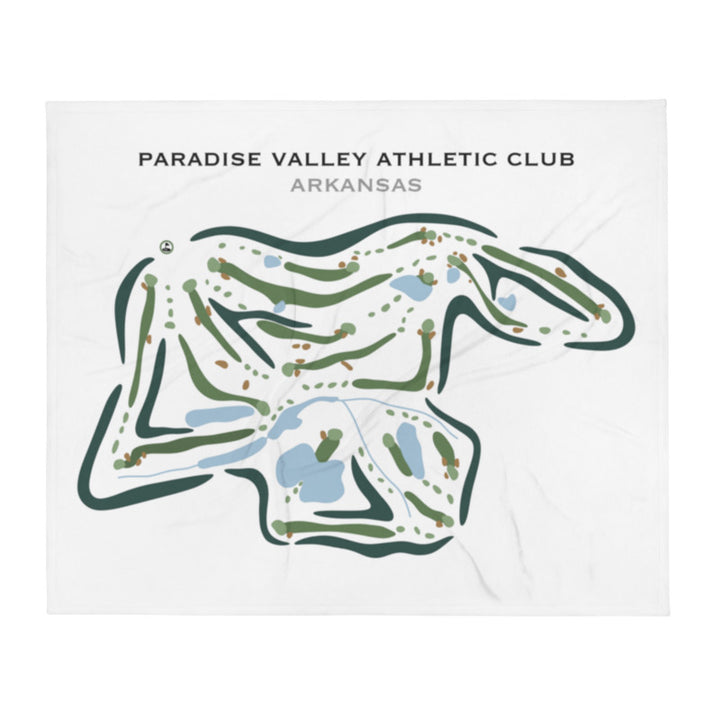 Paradise Valley Athletic Club, Arkansas - Printed Golf Courses