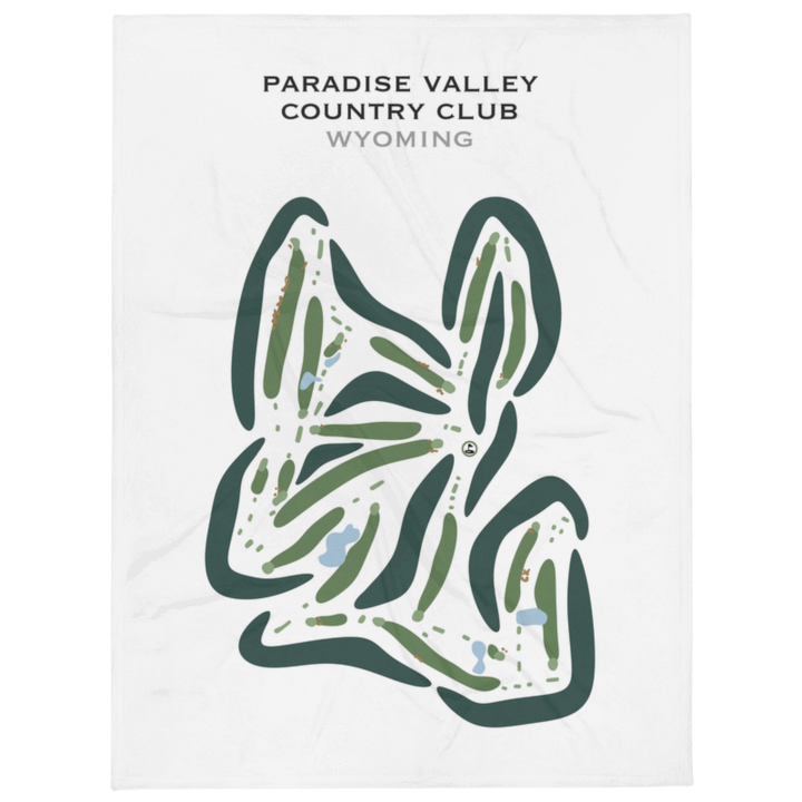 Paradise Valley Country Club, Wyoming - Printed Golf Courses