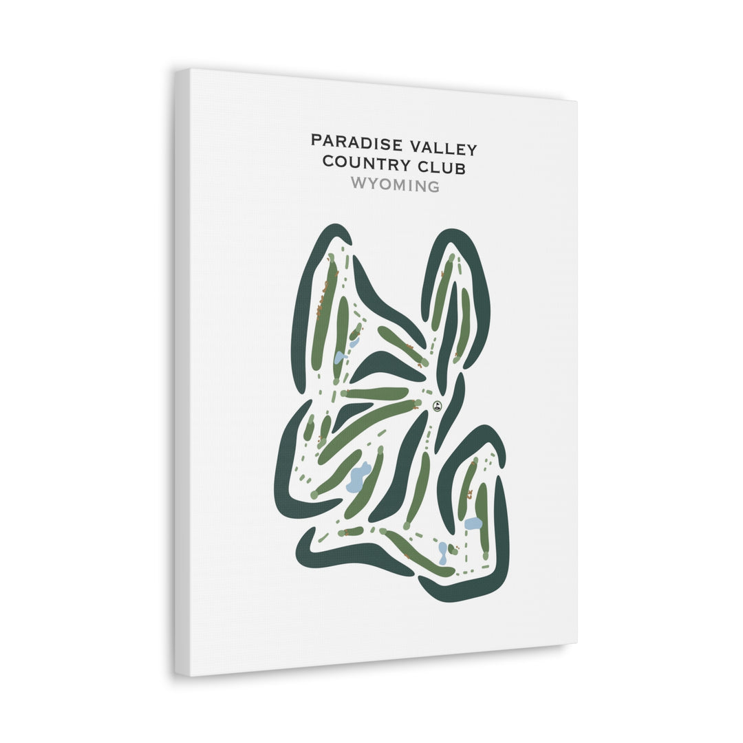 Paradise Valley Country Club, Wyoming - Printed Golf Courses