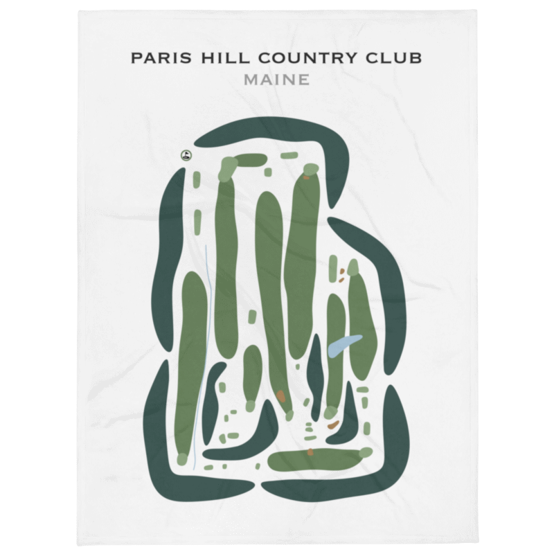 Paris Hill Country Club, Maine - Printed Golf Courses