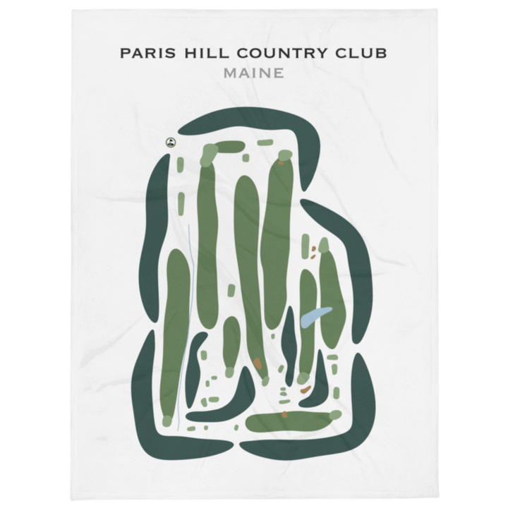 Paris Hill Country Club, Maine - Printed Golf Courses