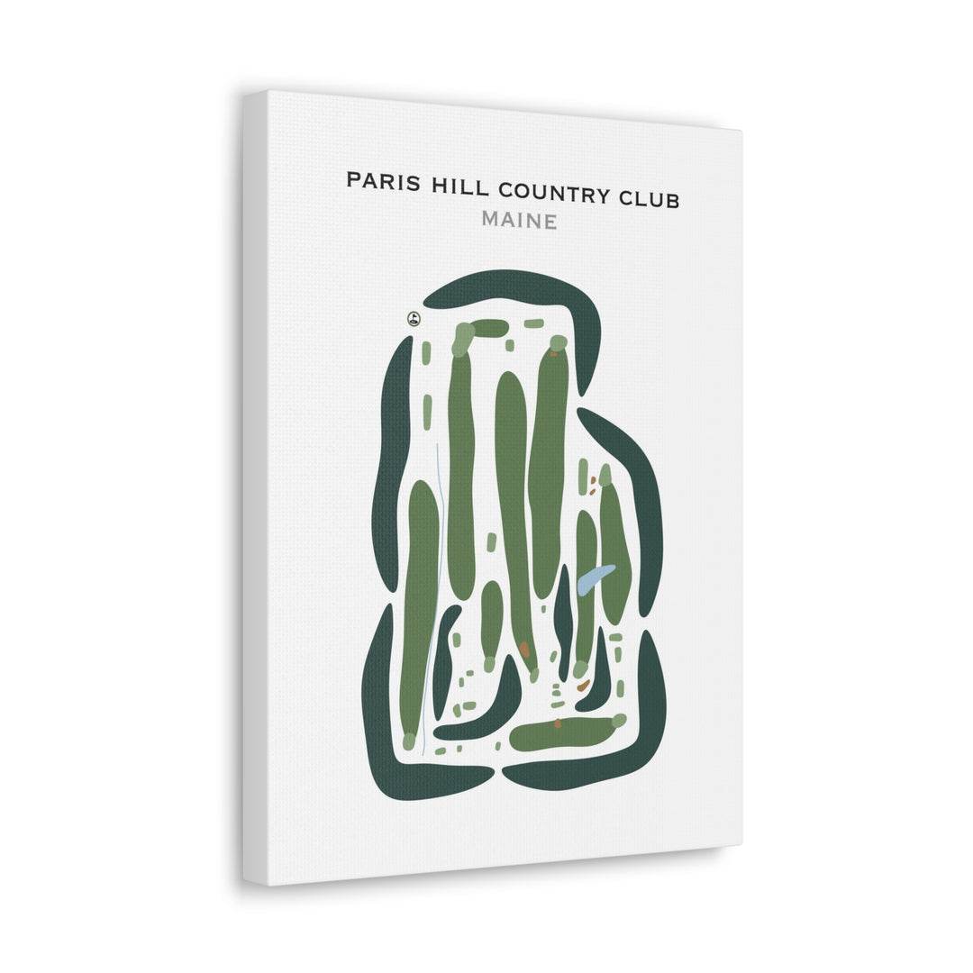 Paris Hill Country Club, Maine - Printed Golf Courses