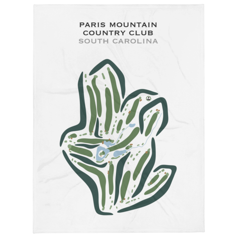 Paris Mountain Country Club, South Carolina - Printed Golf Courses