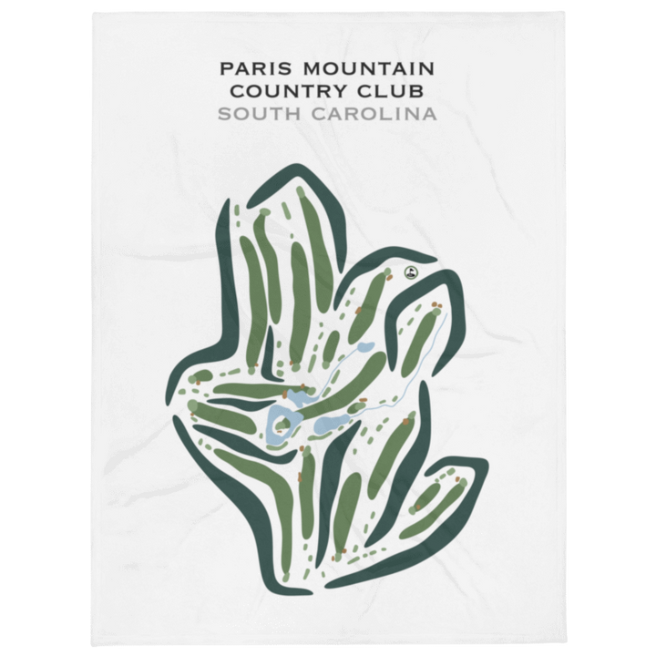 Paris Mountain Country Club, South Carolina - Printed Golf Courses