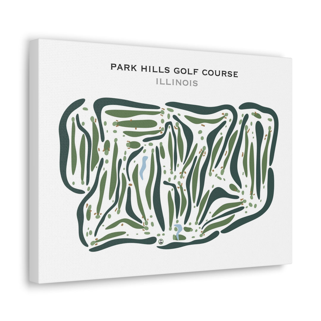 Park Hills Golf Course, Illinois - Printed Golf Courses