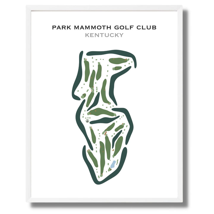 Park Mammoth Golf Club, Kentucky - Printed Golf Courses