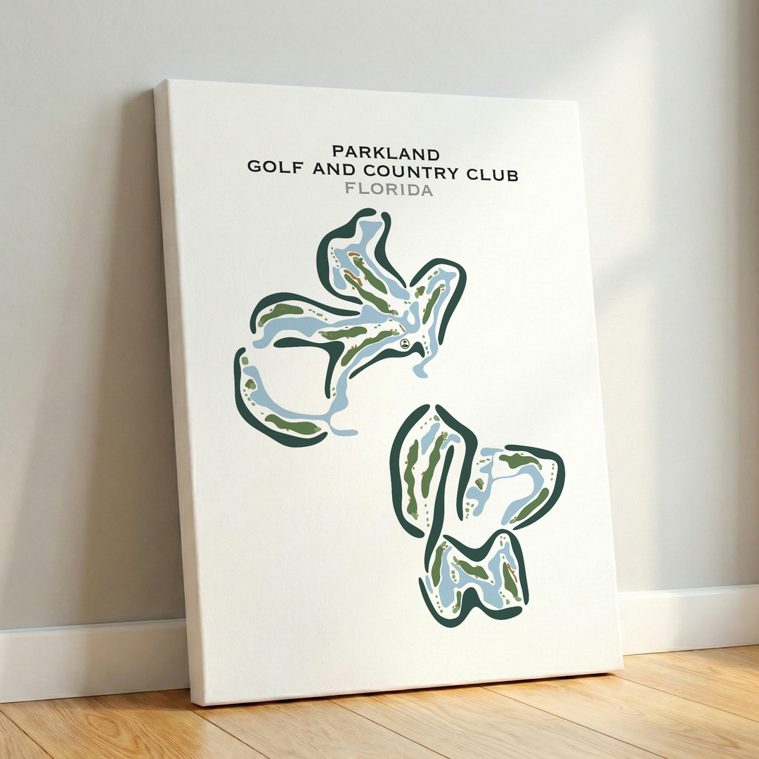 Parkland Golf & Country Club, Florida - Printed Golf Courses