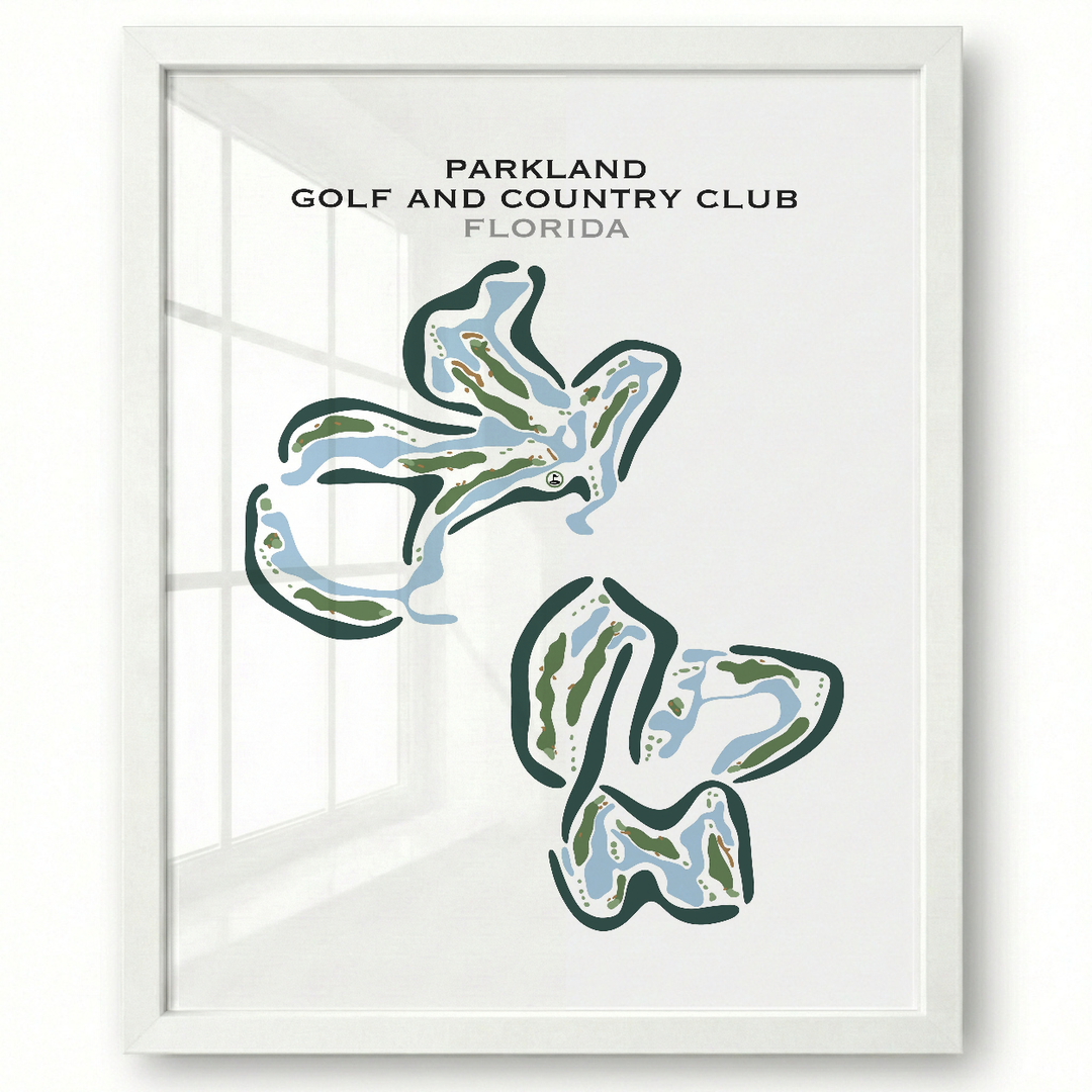 Parkland Golf & Country Club, Florida - Printed Golf Courses