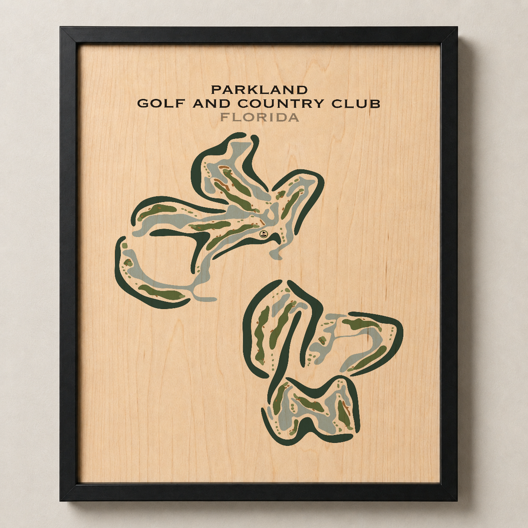 Parkland Golf & Country Club, Florida - Printed Golf Courses