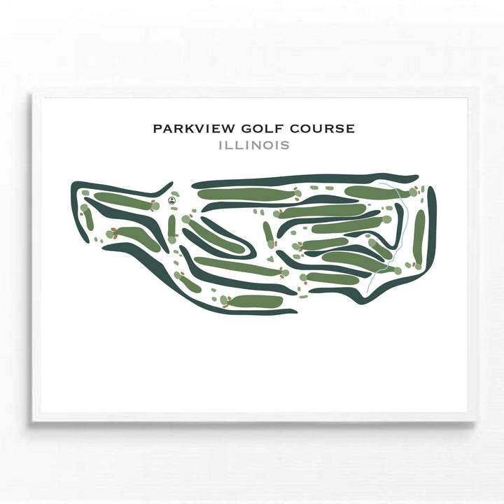 Parkview Golf Course, Illinois - Golf Course Prints