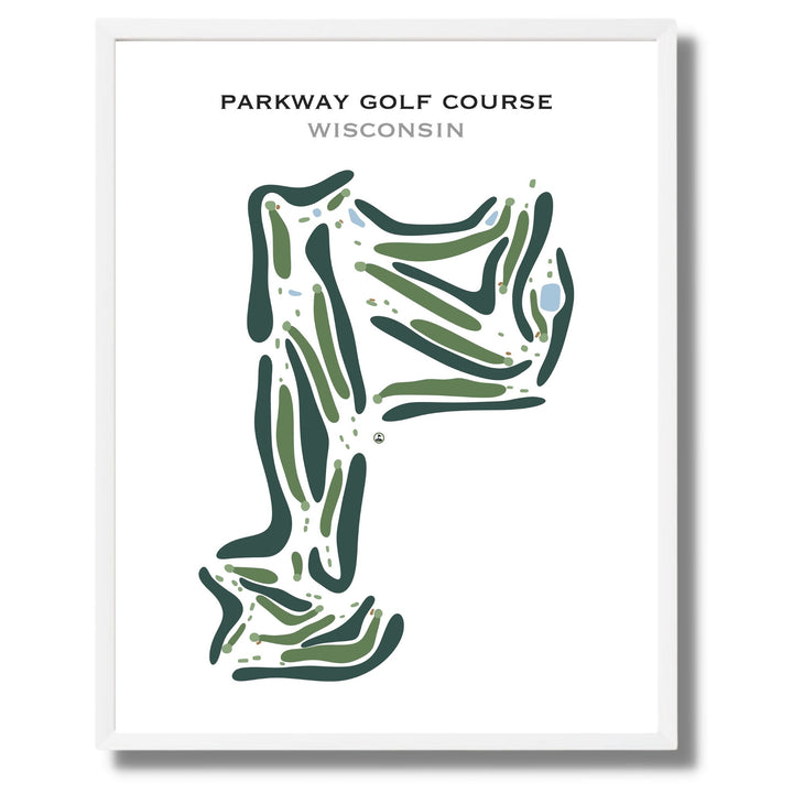 Parkway Golf Course, Wisconsin - Printed Golf Course