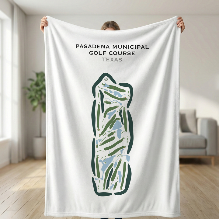Pasadena Municipal Golf Course, Texas - Printed Golf Courses