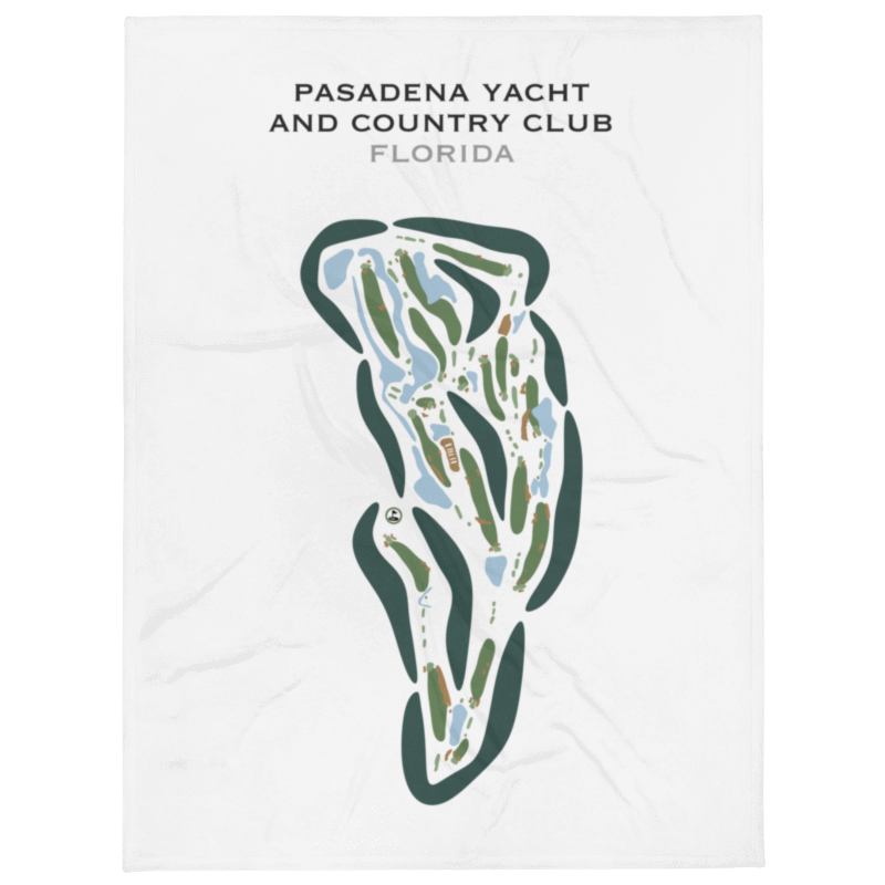 Pasadena Yacht & Country Club, Florida - Printed Golf Courses