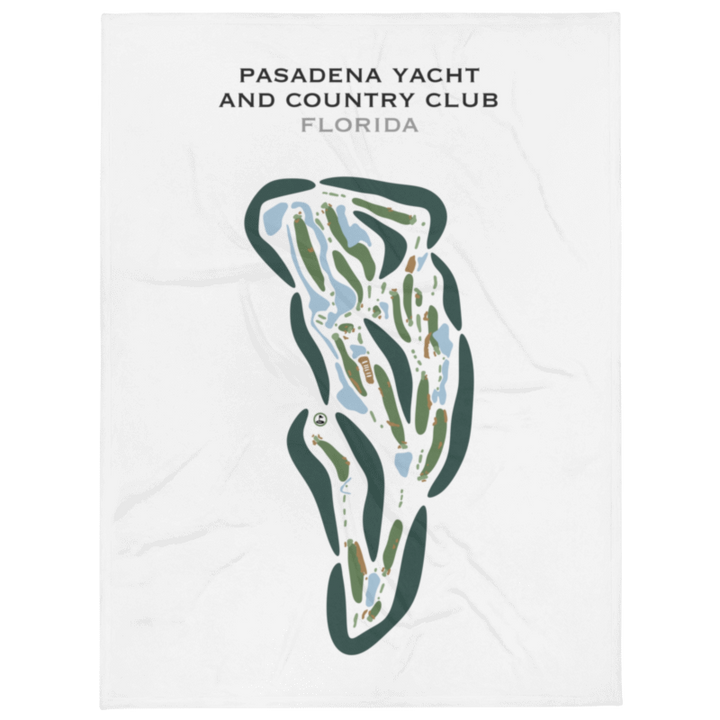 Pasadena Yacht & Country Club, Florida - Printed Golf Courses