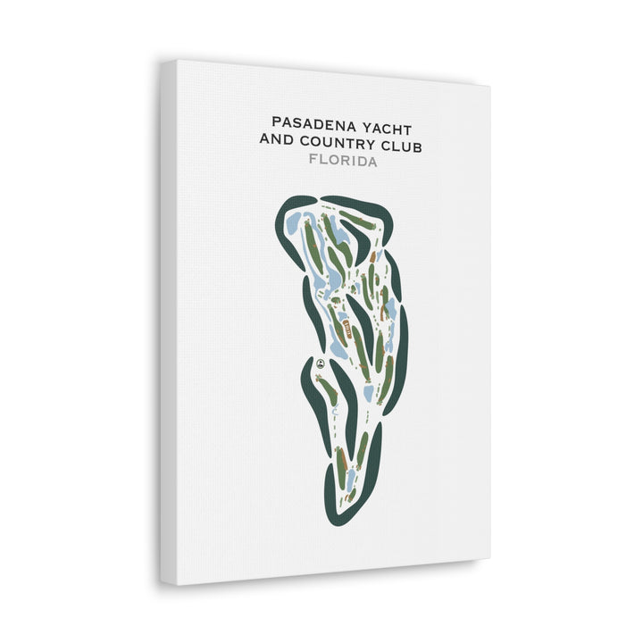 Pasadena Yacht & Country Club, Florida - Printed Golf Courses