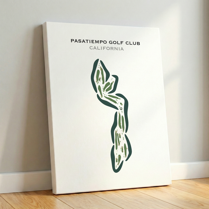 Pasatiempo Golf Club, Santa Cruz California - Printed Golf Courses