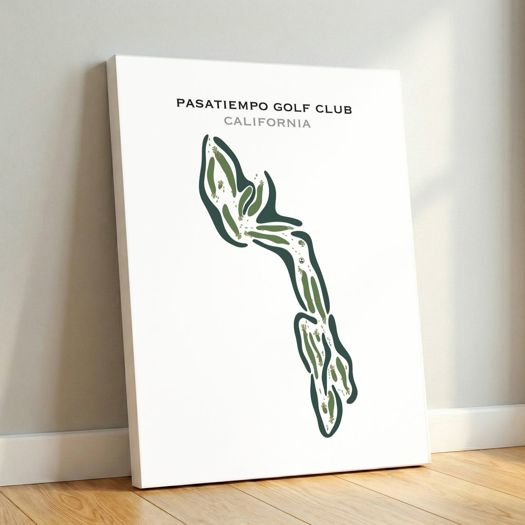 Pasatiempo Golf Club, Santa Cruz California - Printed Golf Courses