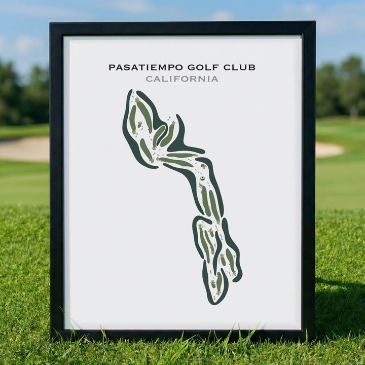 Pasatiempo Golf Club, Santa Cruz California - Printed Golf Courses