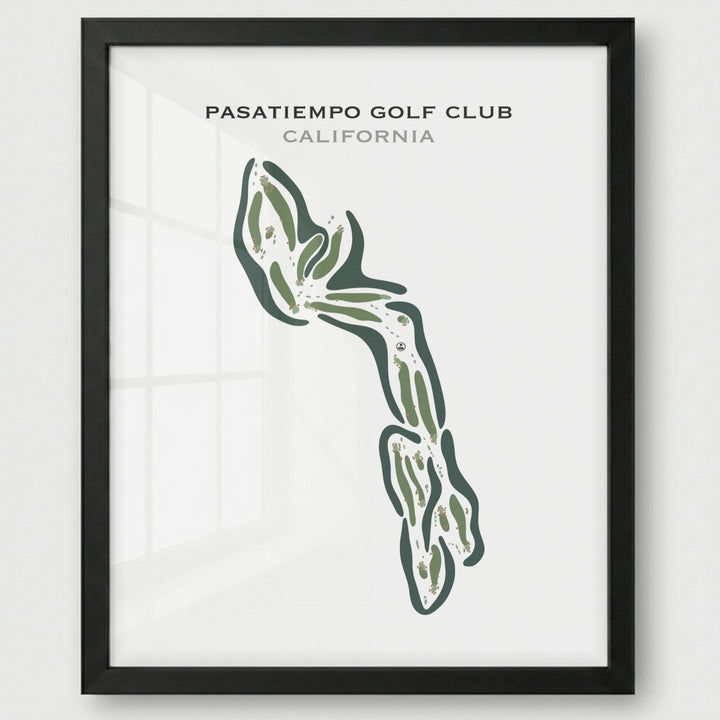 Pasatiempo Golf Club, Santa Cruz California - Printed Golf Courses