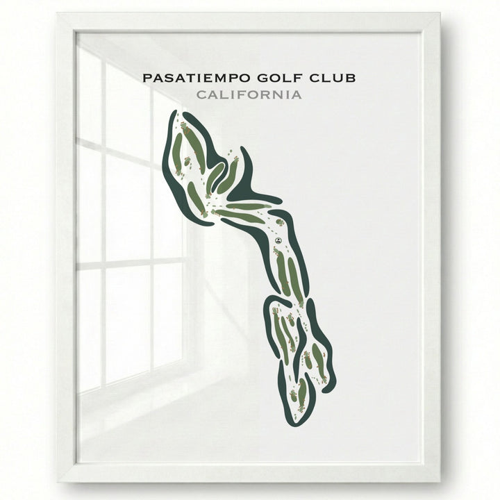 Pasatiempo Golf Club, Santa Cruz California - Printed Golf Courses