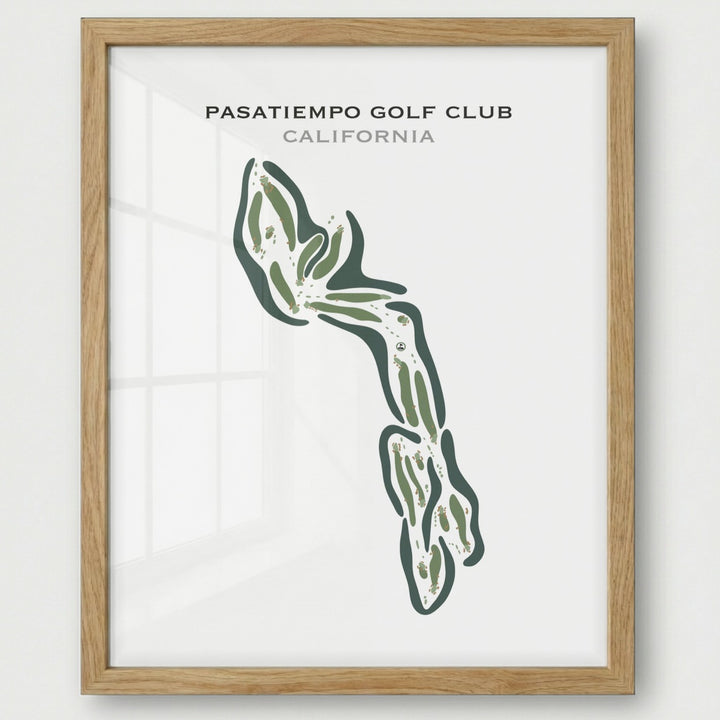 Pasatiempo Golf Club, Santa Cruz California - Printed Golf Courses