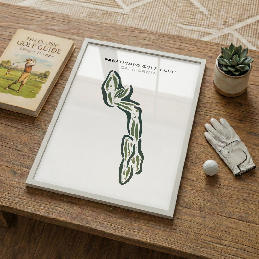 Pasatiempo Golf Club, Santa Cruz California - Printed Golf Courses