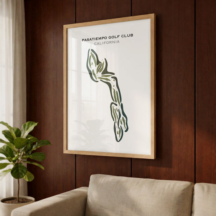 Pasatiempo Golf Club, Santa Cruz California - Printed Golf Courses