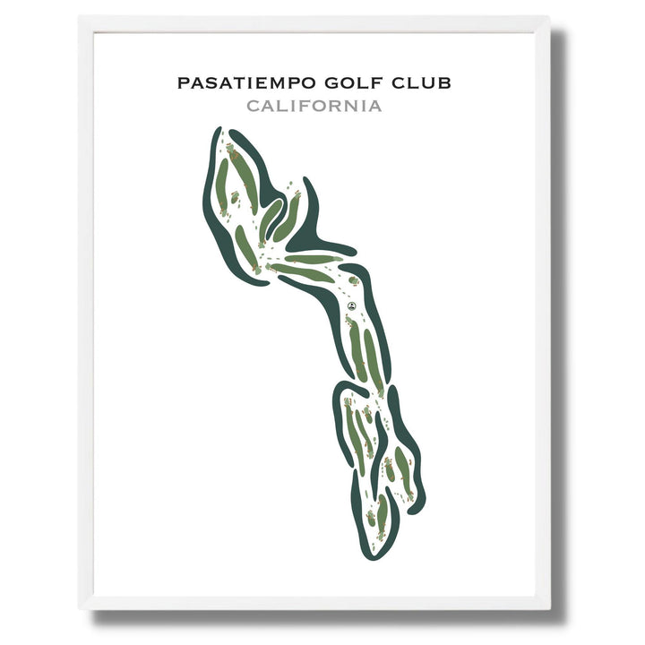 Pasatiempo Golf Club, Santa Cruz California - Printed Golf Courses - Golf Course Prints
