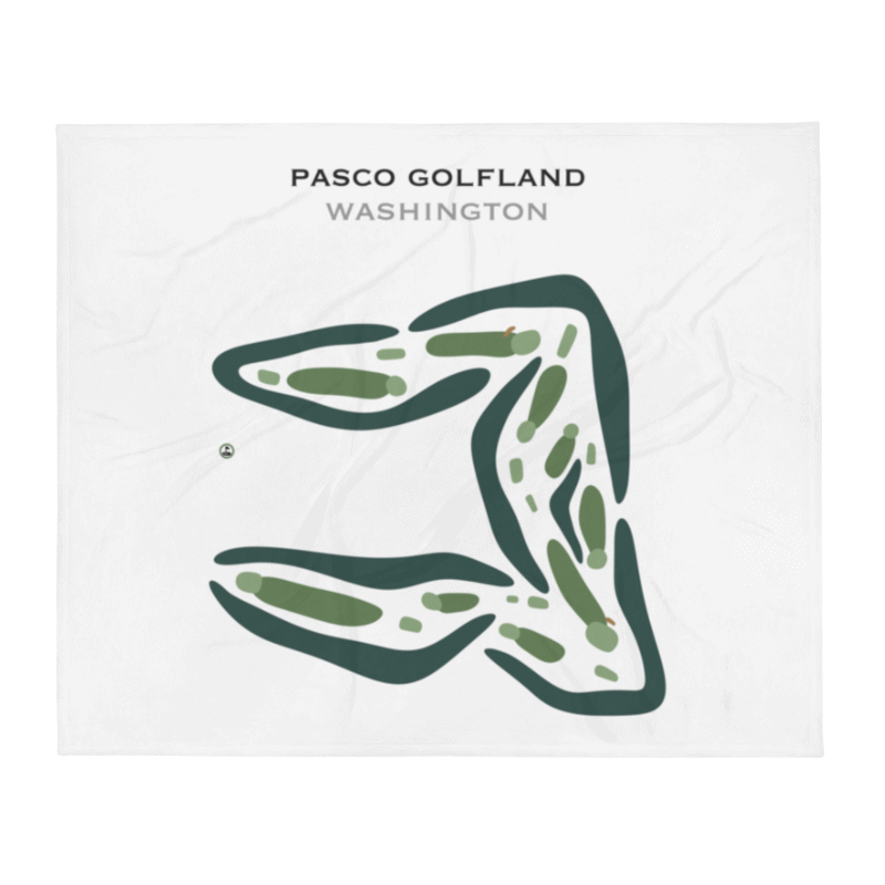 Pasco Golfland, Washington - Printed Golf Courses