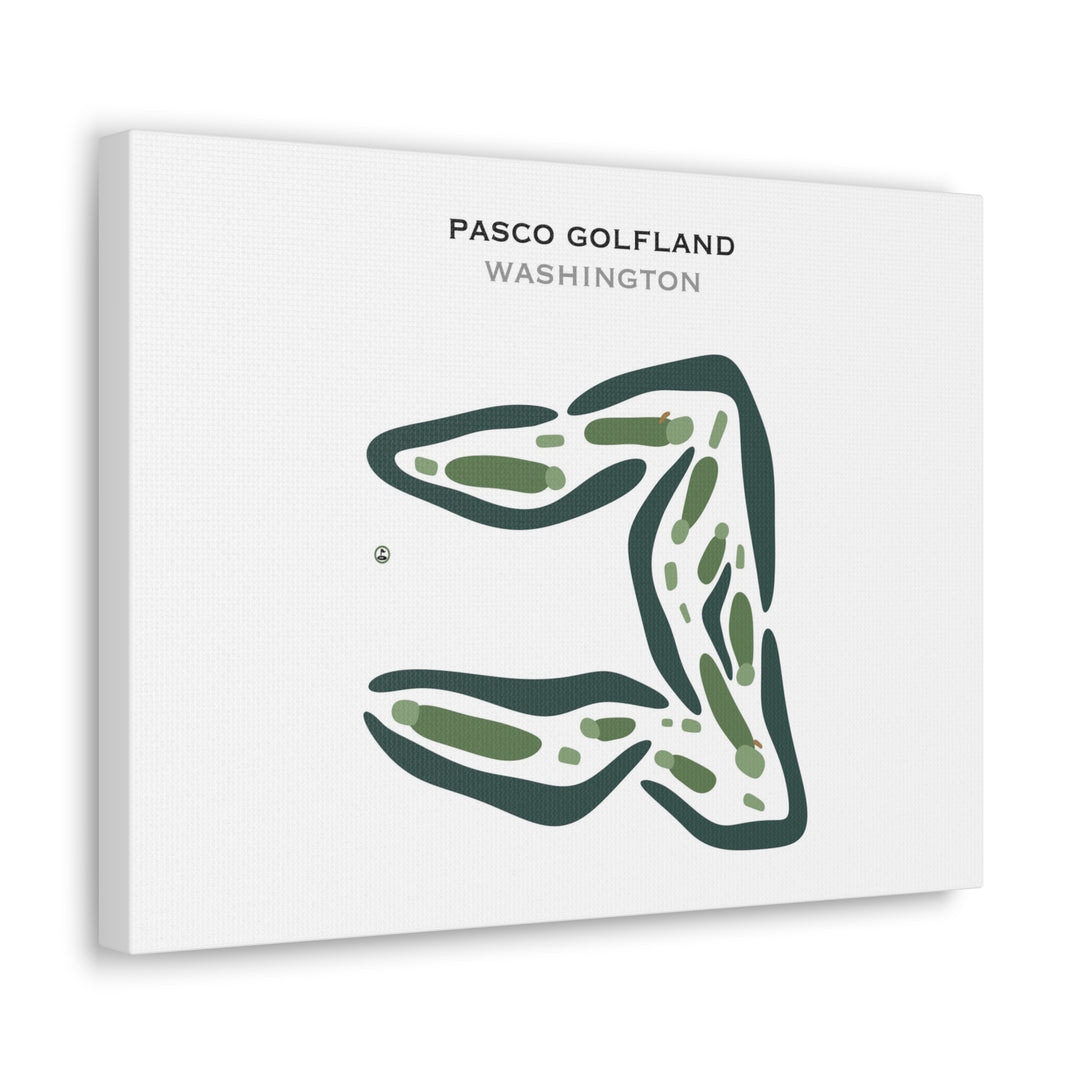 Pasco Golfland, Washington - Printed Golf Courses