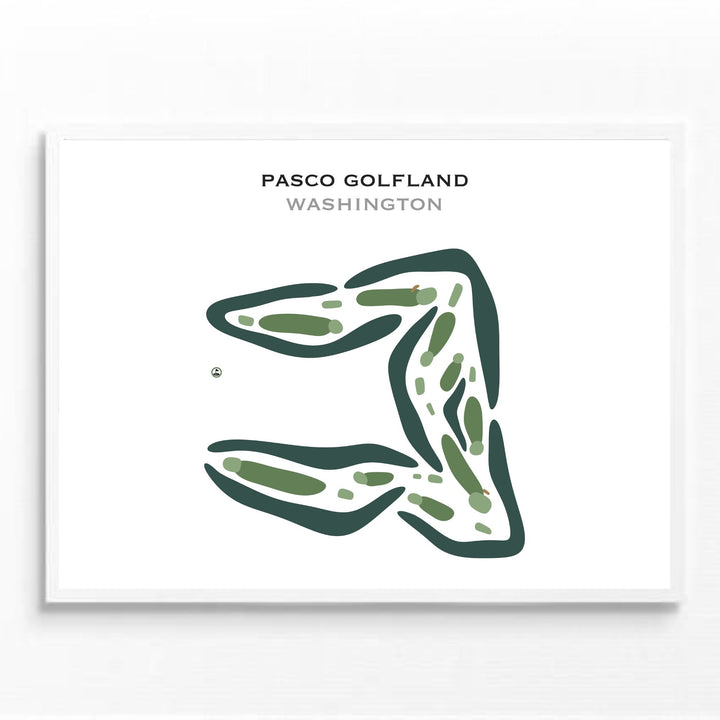 Pasco Golfland, Washington - Printed Golf Courses