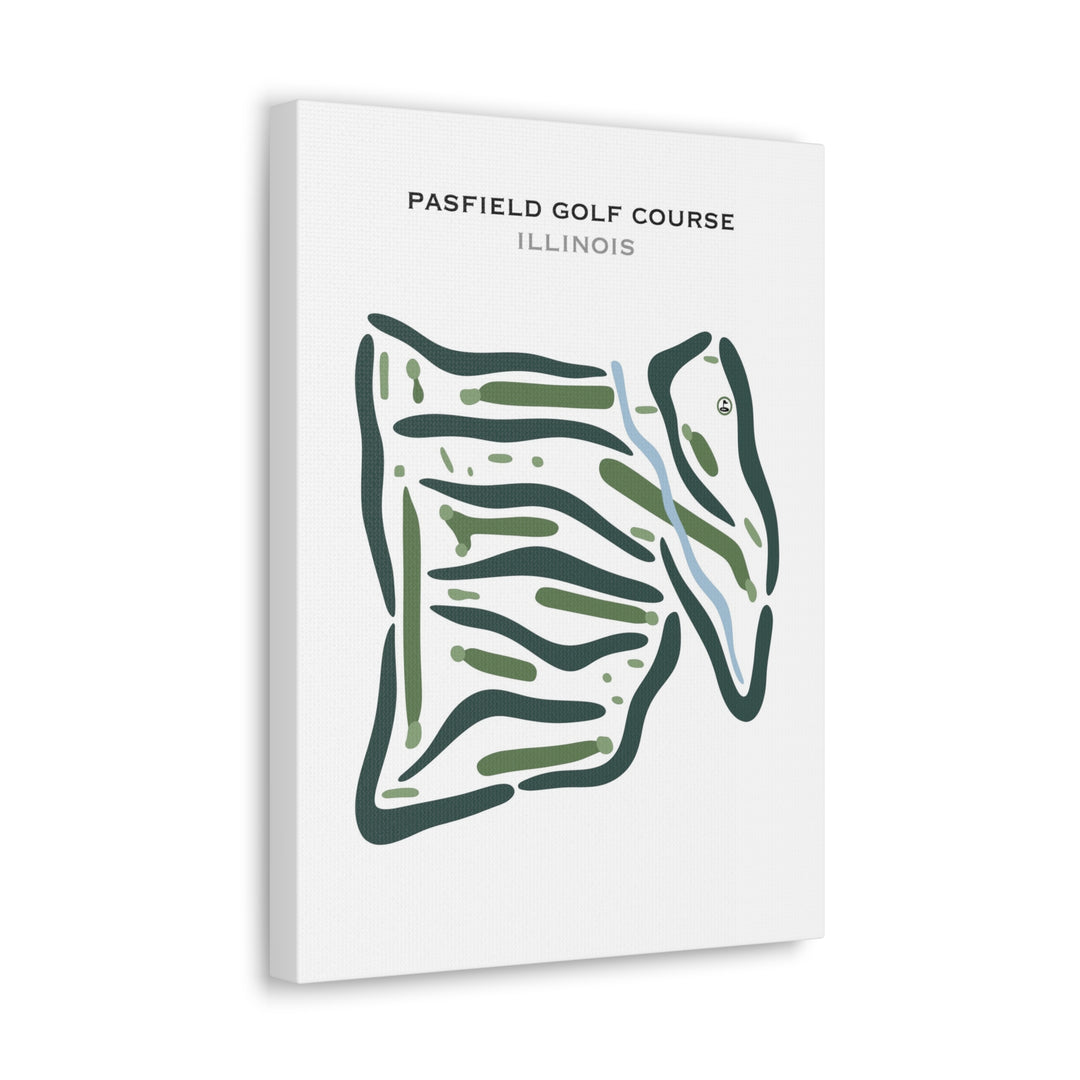 Pasfield Golf Course, Illinois - Printed Golf Courses