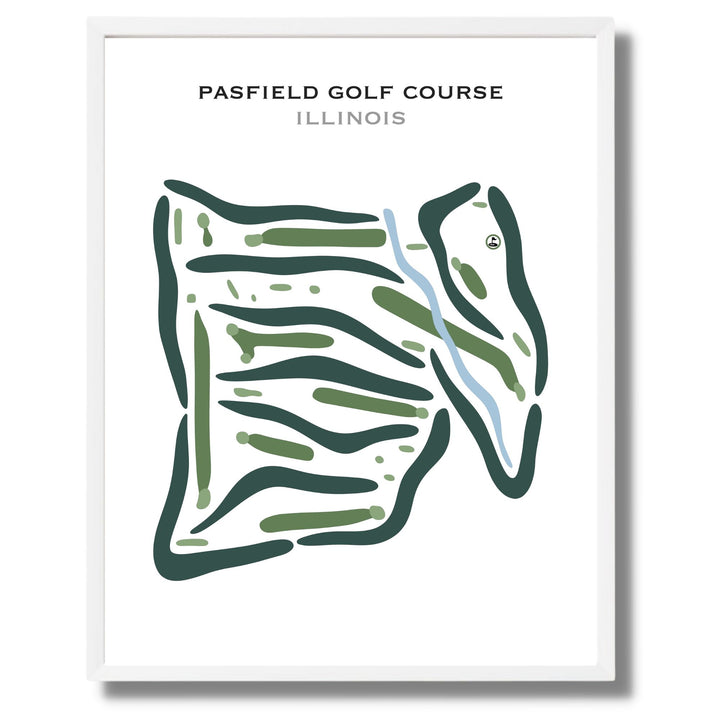 Pasfield Golf Course, Illinois - Printed Golf Courses
