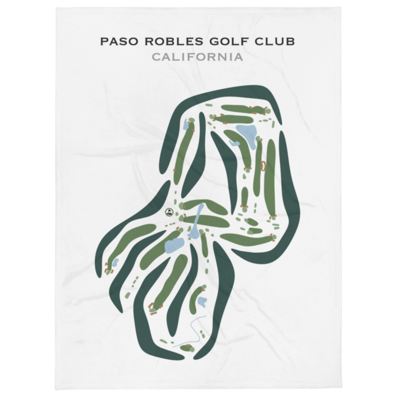 Paso Robles Golf Club, California - Printed Golf Courses