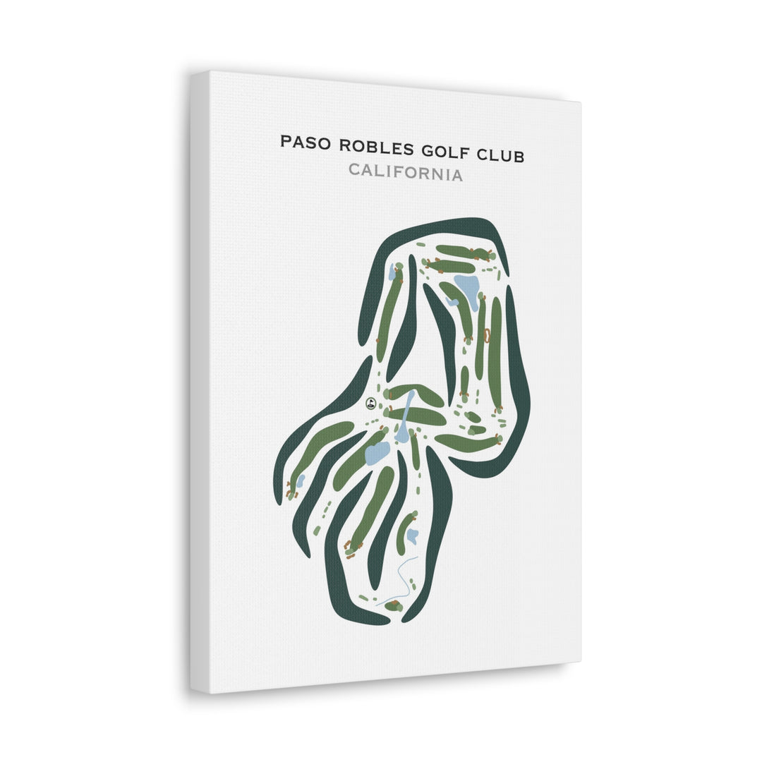 Paso Robles Golf Club, California - Printed Golf Courses