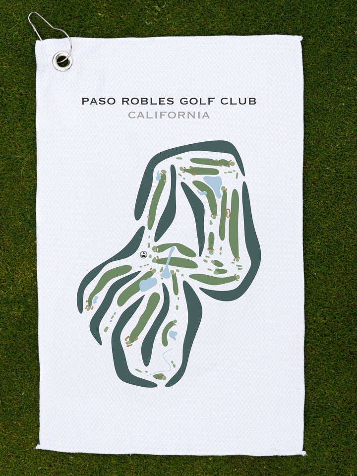 Paso Robles Golf Club, California - Printed Golf Courses