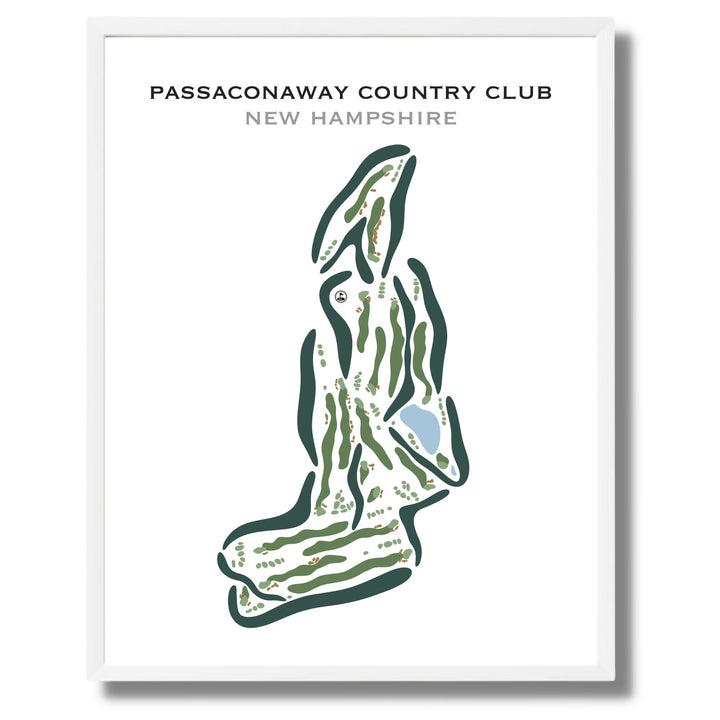 Passaconaway Country Club, New Hampshire - Printed Golf Courses