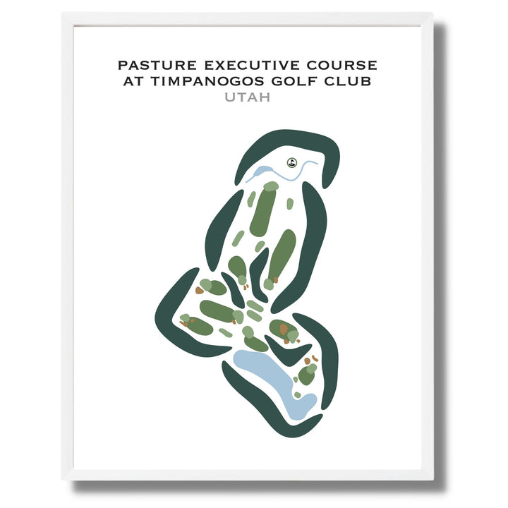 The Pasture Executive Course at Timpanogos Golf Club, Utah - Printed Golf Courses
