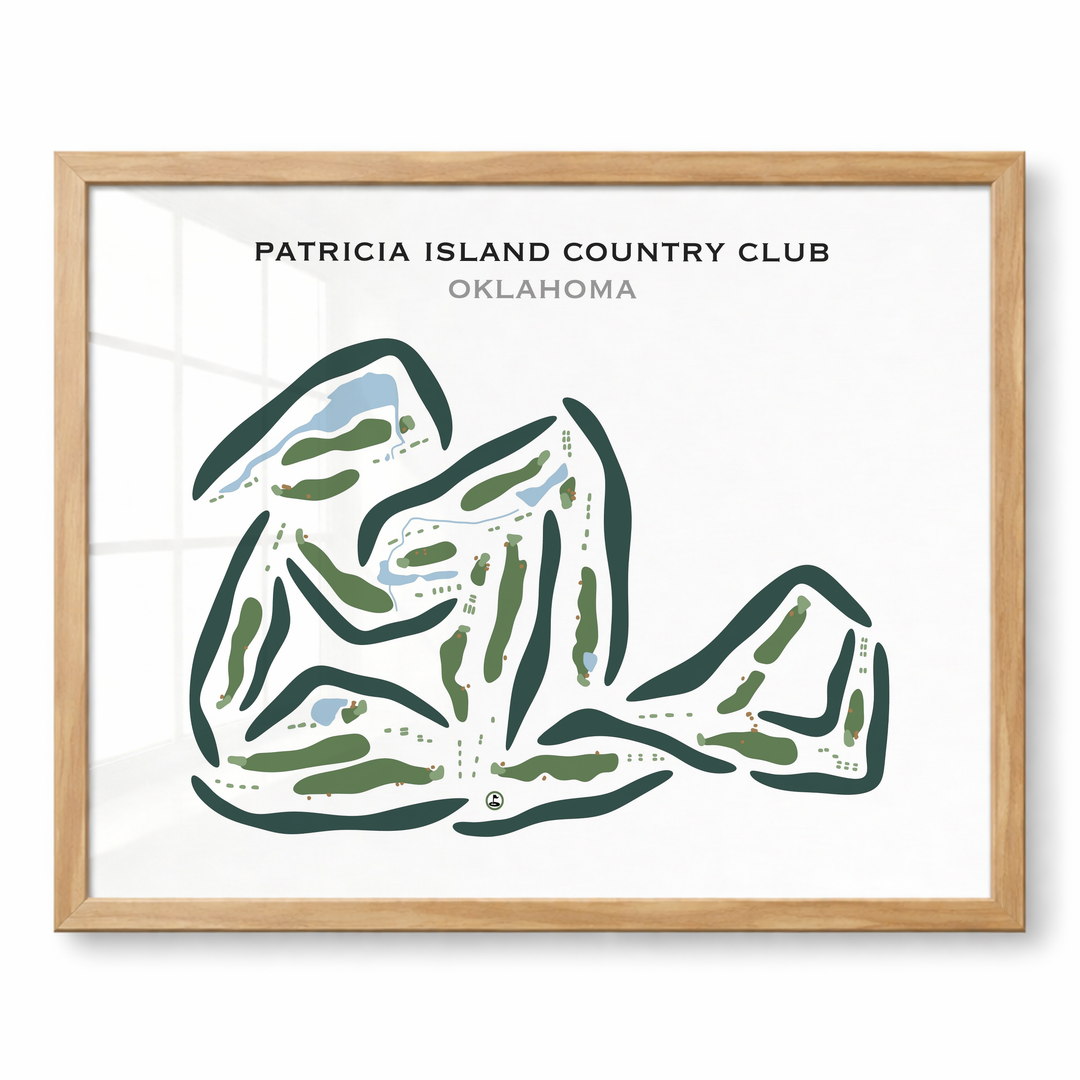 Patricia Island Country Club, Oklahoma - Printed Golf Courses