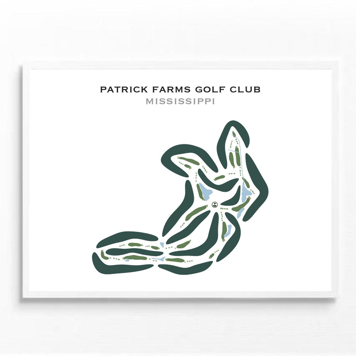 Patrick Farms Golf Club, Mississippi - Printed Golf Courses
