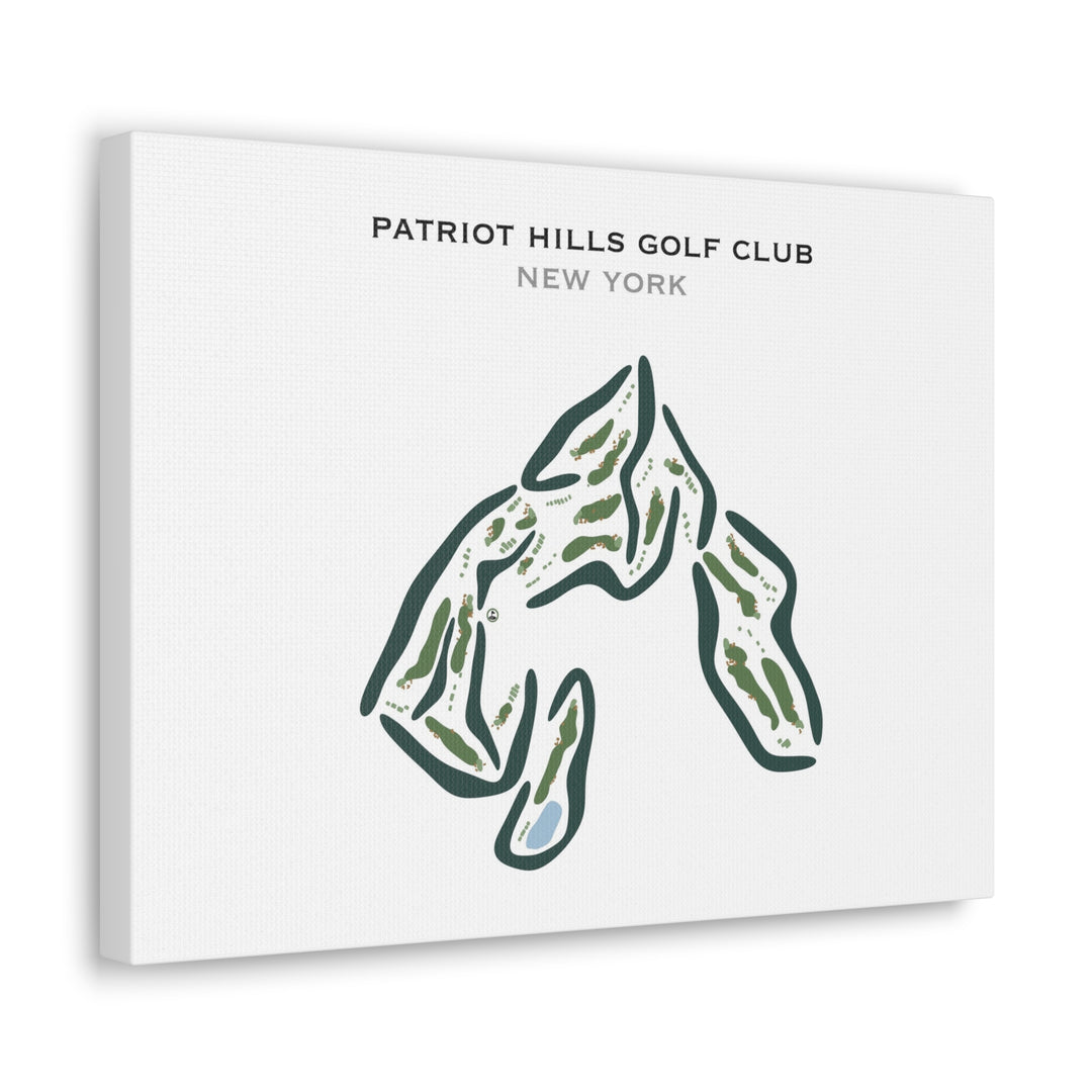 Patriot Hills Golf Club, New York - Printed Golf Courses