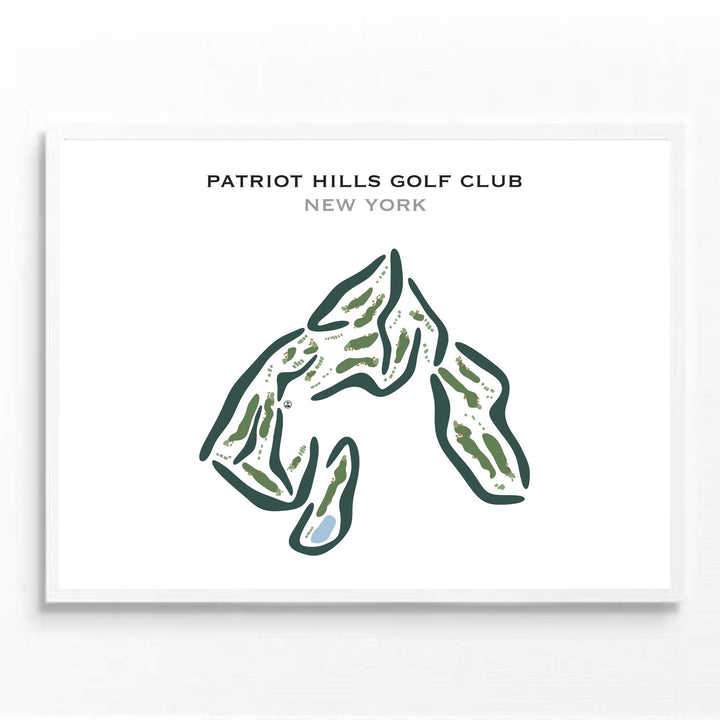 Patriot Hills Golf Club, New York - Printed Golf Courses