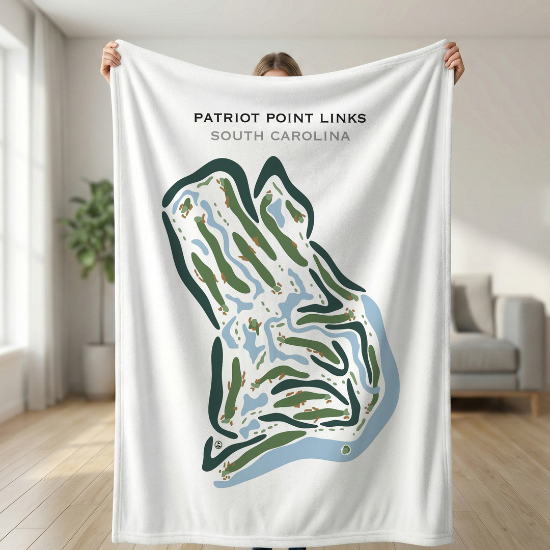 Patriots Point Links, South Carolina - Printed Golf Courses